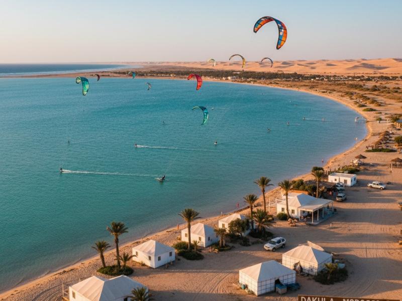 Dakhla, le paradis du kitesurf